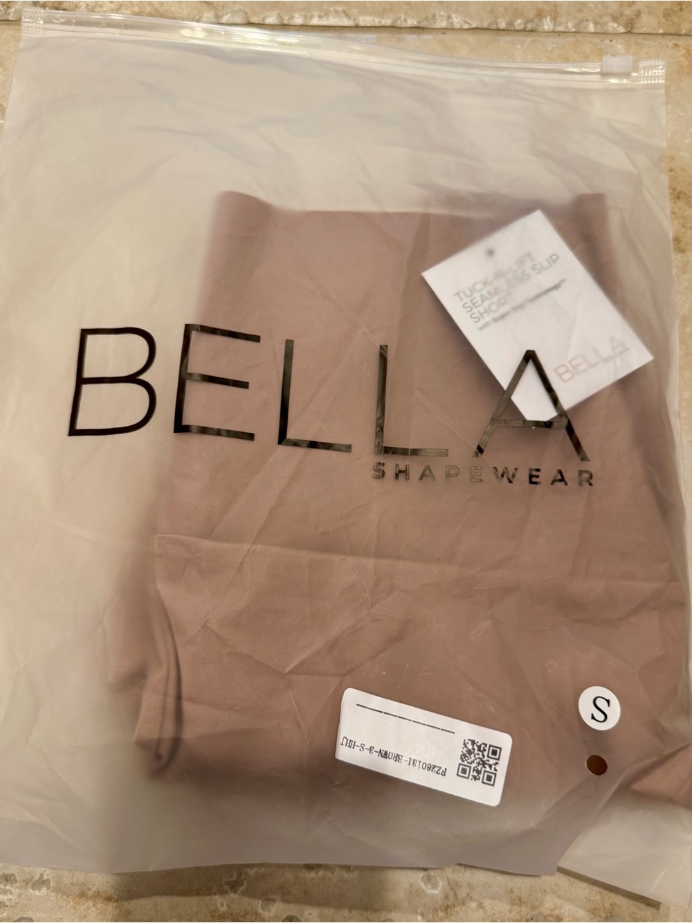 Bella Seamless Shapewear Slip short in Beige